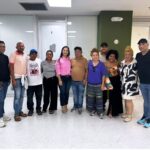 Fueron recibidos por el alcalde